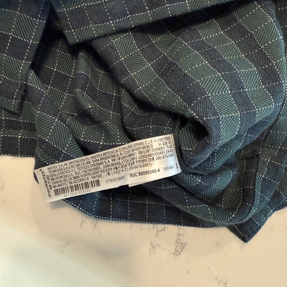 Zara plaid fleece button down shacket NWT - Picture 10 of 12